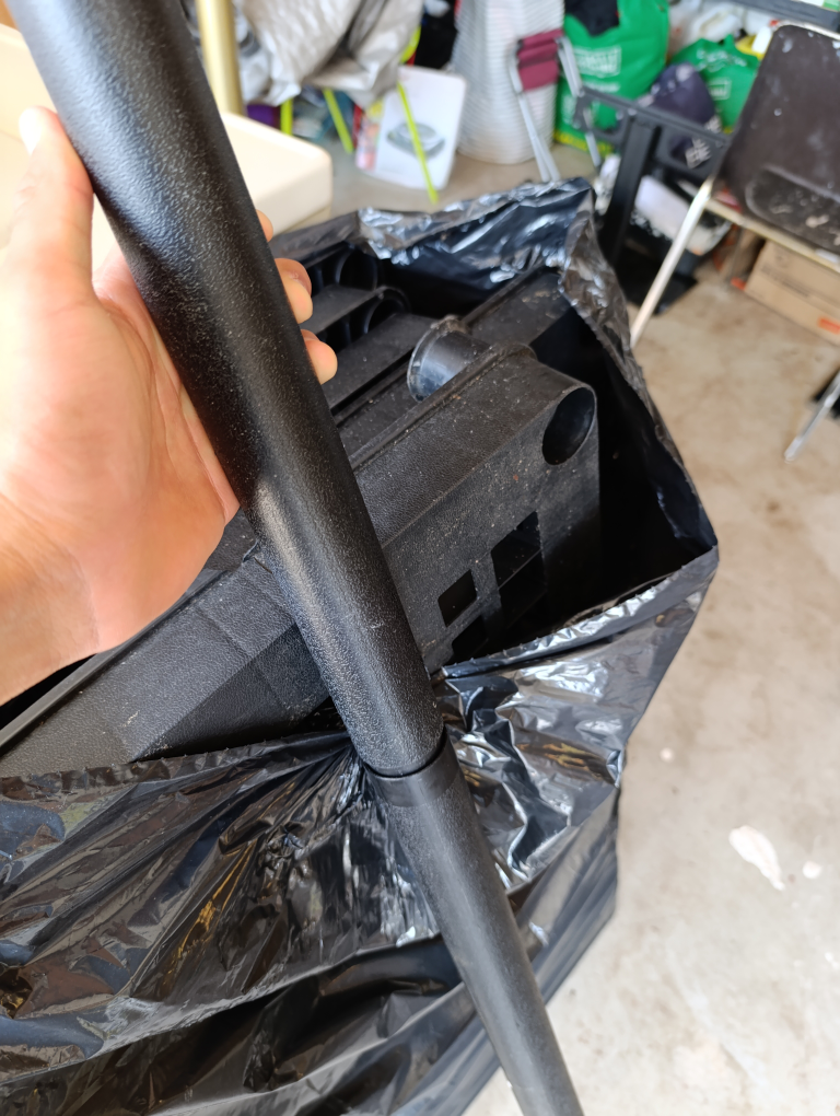 Black Plastic Storage Shelves - photo 2