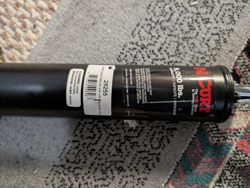 CURT Trailer 5000 A frame Jack top wind image indicator(2)