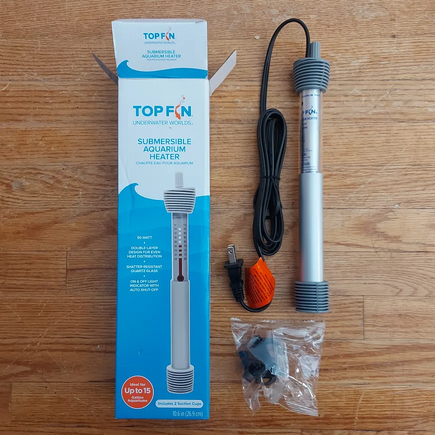 Top Fin Submersible Aquarium Heater 50W thumbnail