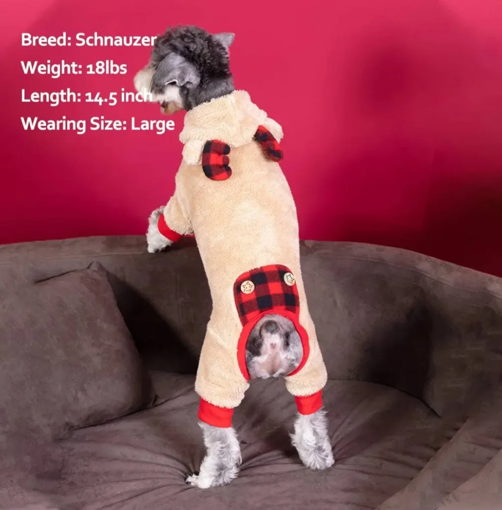 Kyeese Reindeer Dog Costume, Size L image indicator(7)