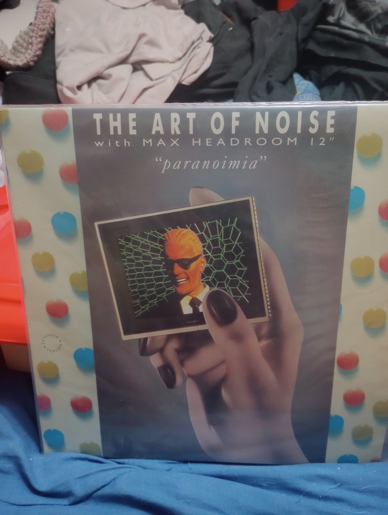 The Art of Noise w/ Max Headroom - Paranoimia 12" Vinyl Record - photo 2