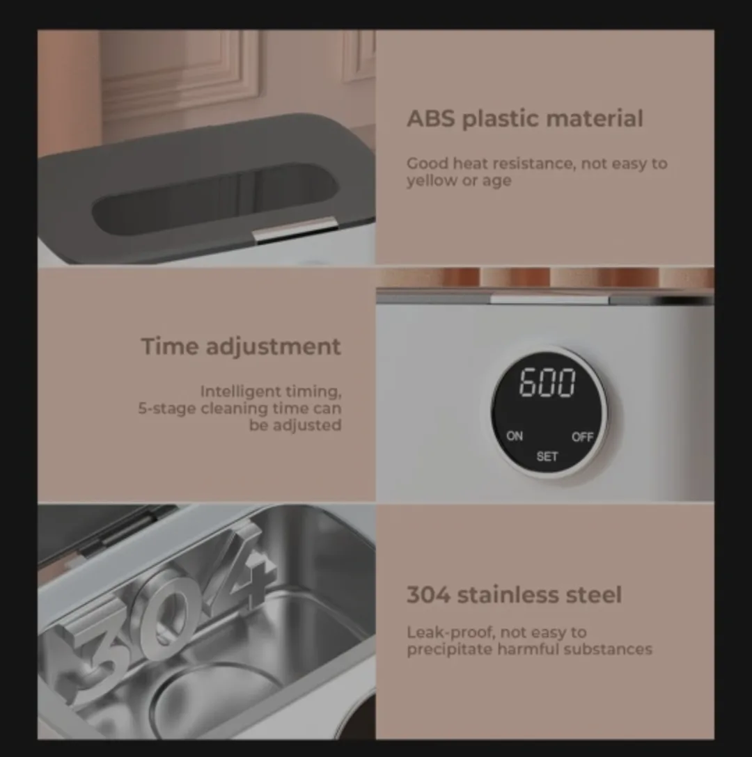 Ultrasonic Cleaner (jewelry, glasses, etc) image indicator(5)