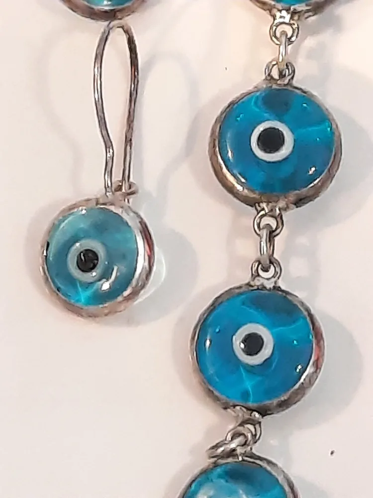 Evil eye Jewellery Set sterling silver image indicator(3)