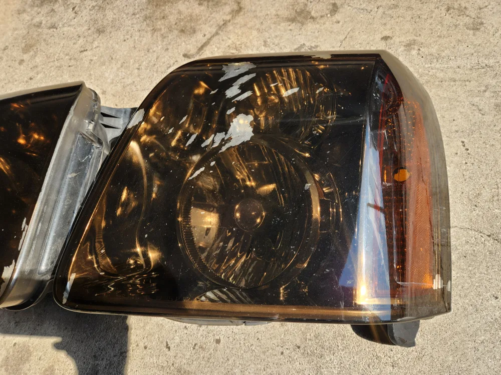 GMC Yukon Denali OEM Headlights Tinted Smoke image indicator(3)