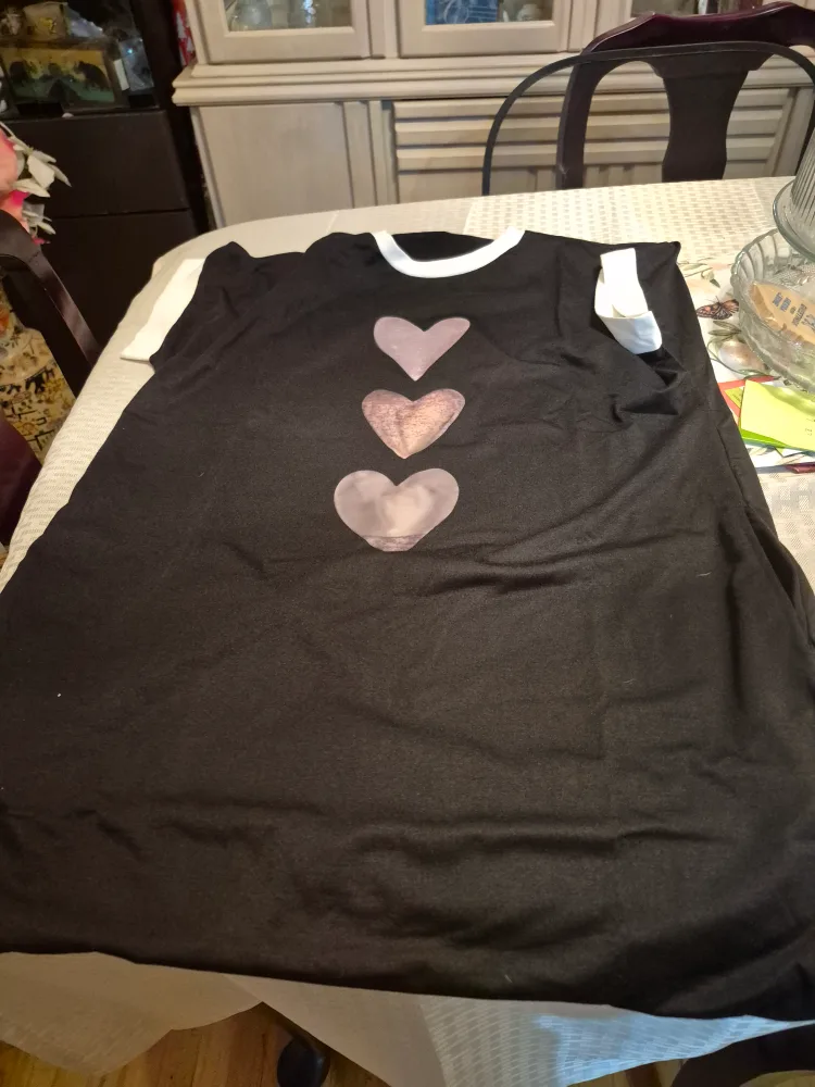 Black Dress with Heart Design thumbnail