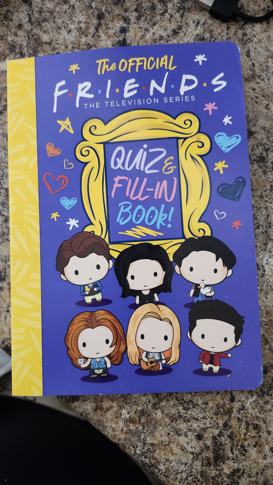 Friends TV Series Quiz & Fill-In Book