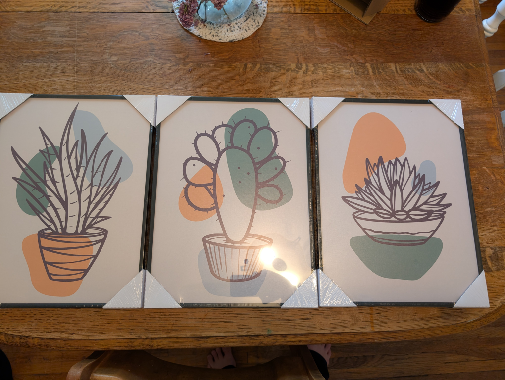 Set of 3 Framed Canvas Wall Art - photo 5