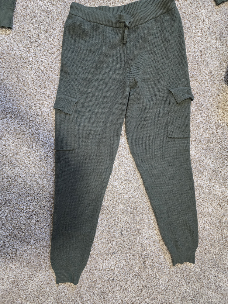 Olive Green Knit Lounge Set - photo 3