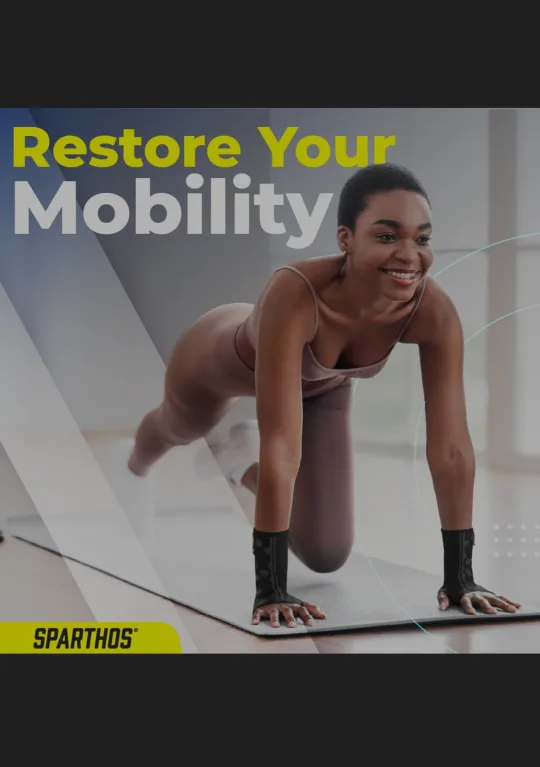 Sparthos Compression Wrist Sleeves – Size XL (Black) image indicator(6)