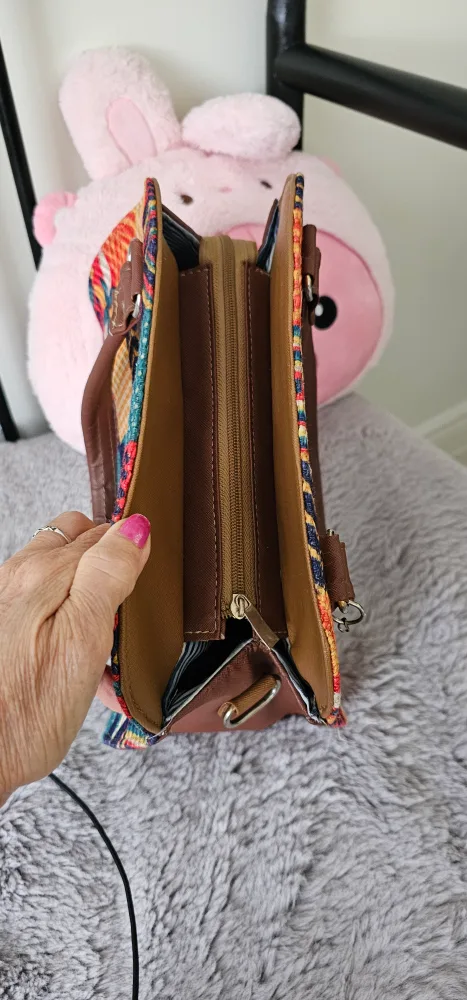 Amayra Patterned Satchel Handbag image indicator(4)