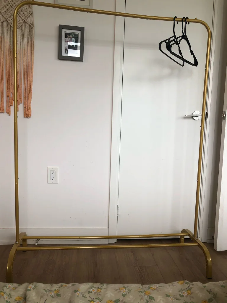 Gold Clothes Rack thumbnail