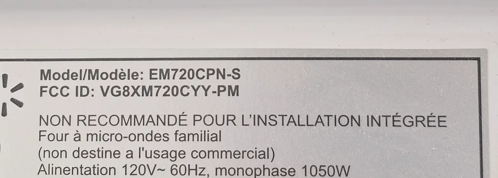Hamilton Beach Microwave Oven image indicator(3)