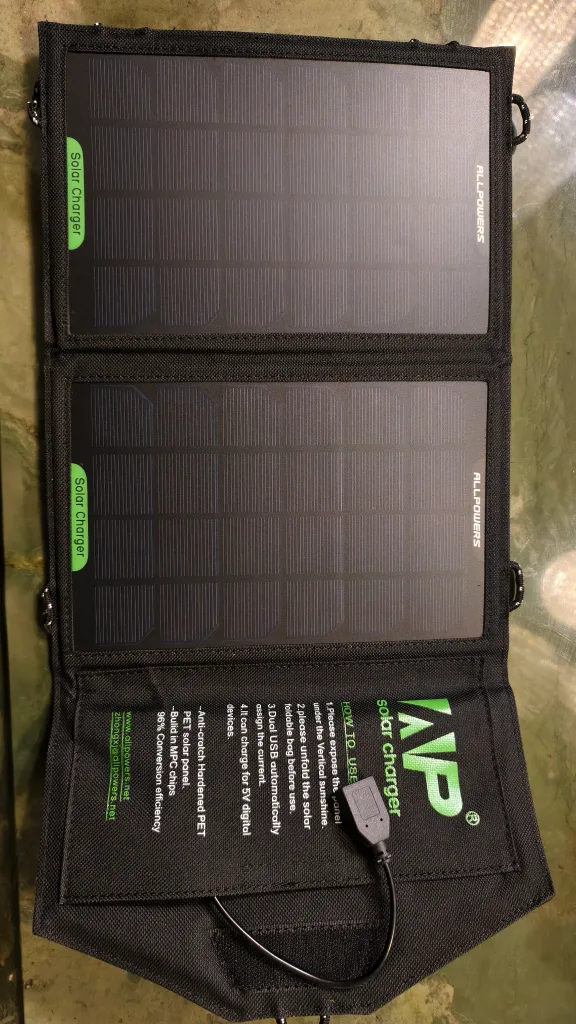 ALLPOWERS Solar Charger #freecycle thumbnail