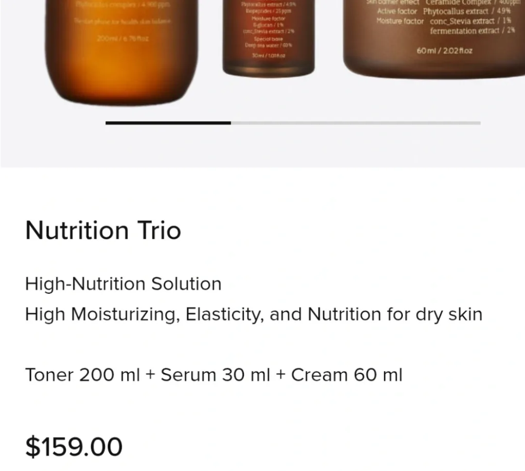O'Labs Nutrition Trio Skincare Set + rebirth cream (NEW) image indicator(2)