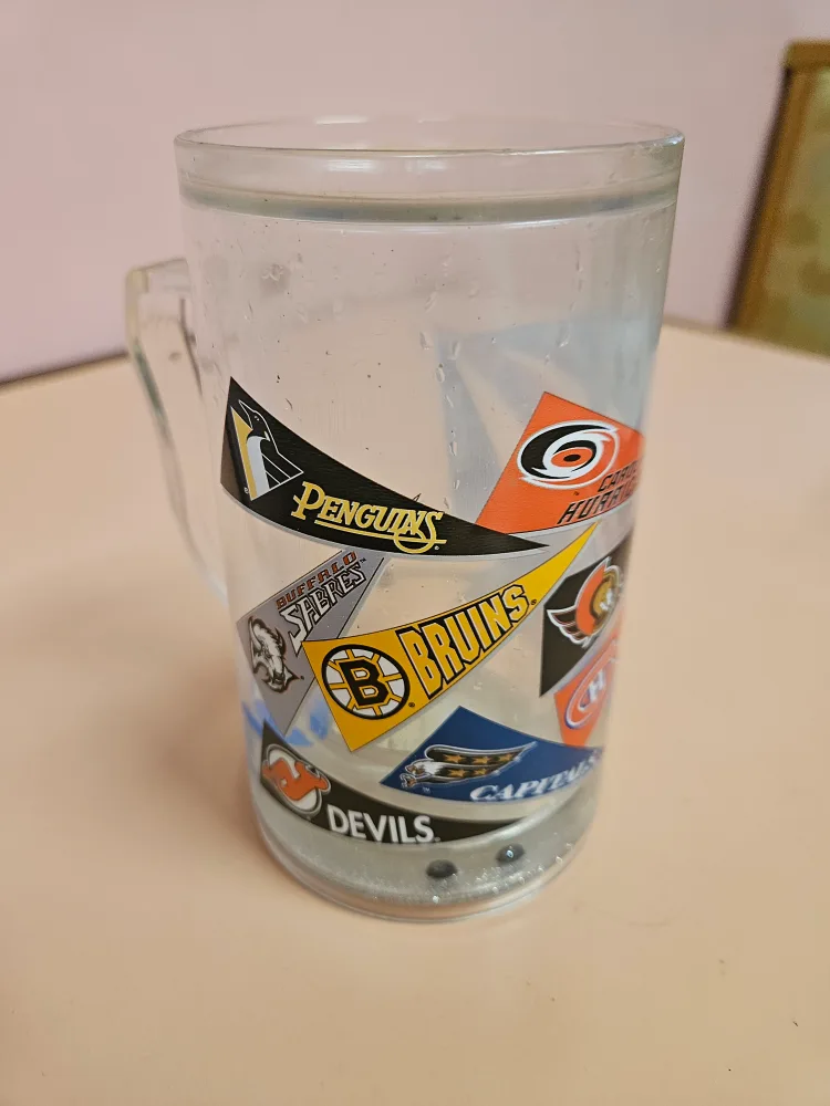 NHL Team Pennant plaztic Mug thumbnail