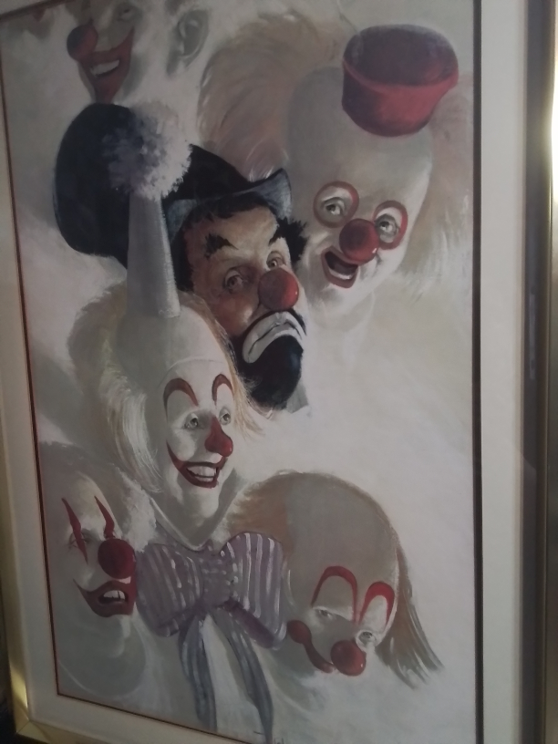 Large Robert Owen 7 Faces Of A Clown - photo 2