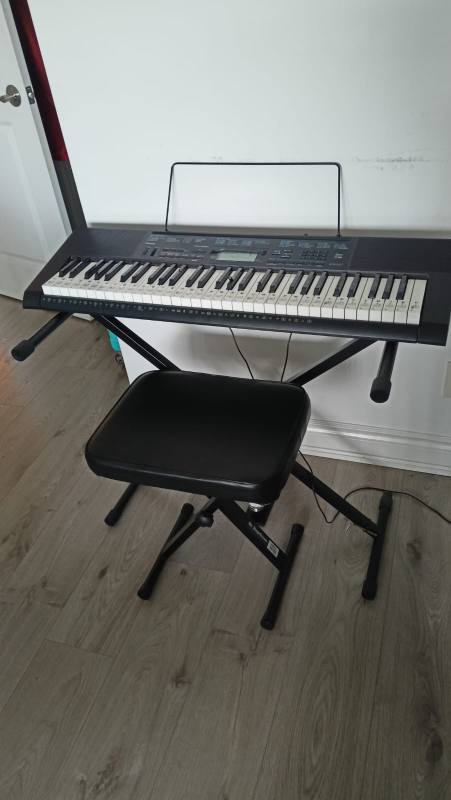 Electronic Keyboard with Stool and Stand - photo 3
