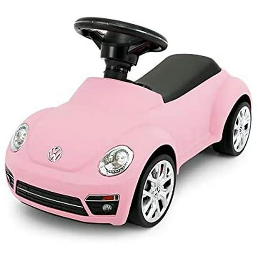 Pink Volkswagen Beetle Ride-On Car thumbnail