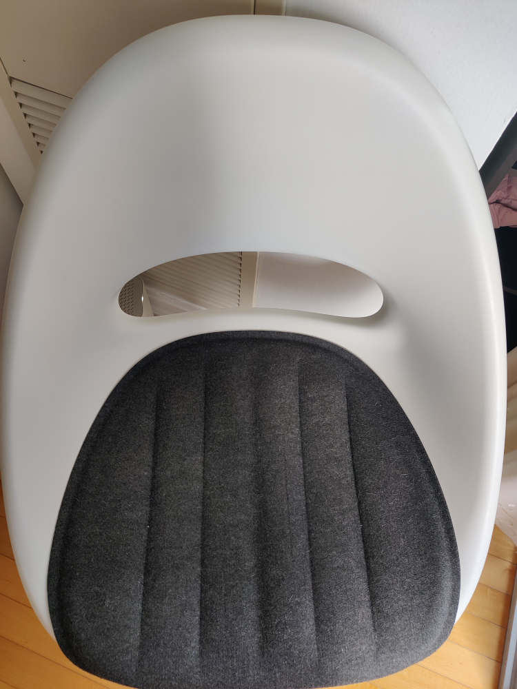 Ikea - Swivel Chair + pad White black/dark grey - photo 3