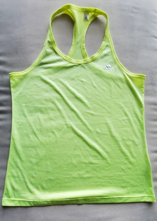 Adidas Women's Neon Racerback Tank Top [M] thumbnail