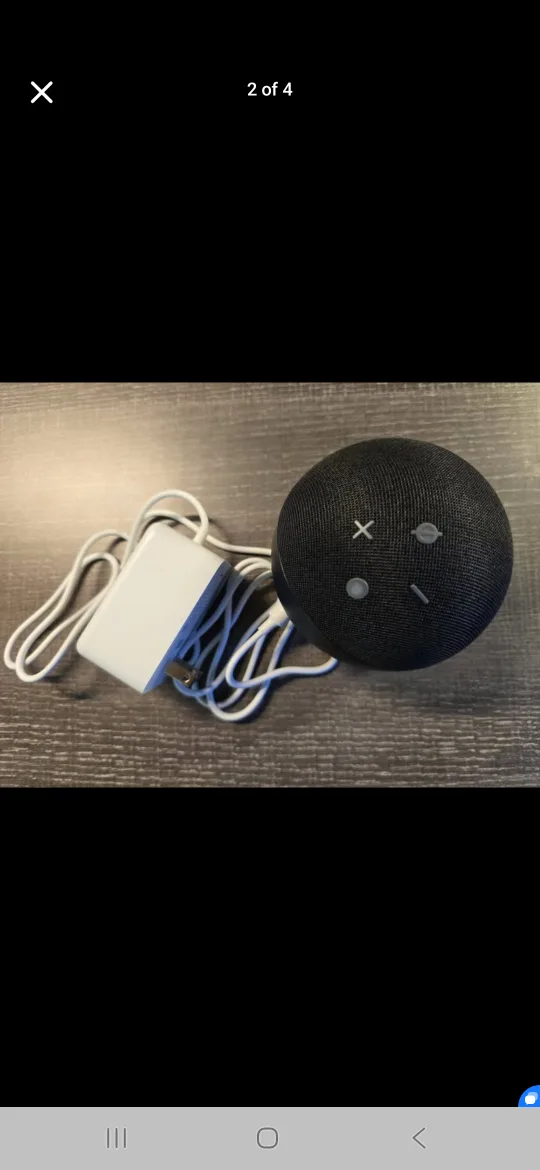 Amazon Echo Dot 4th Gen Smart Bluetooth speaker Alexa -Charcoal image indicator(2)