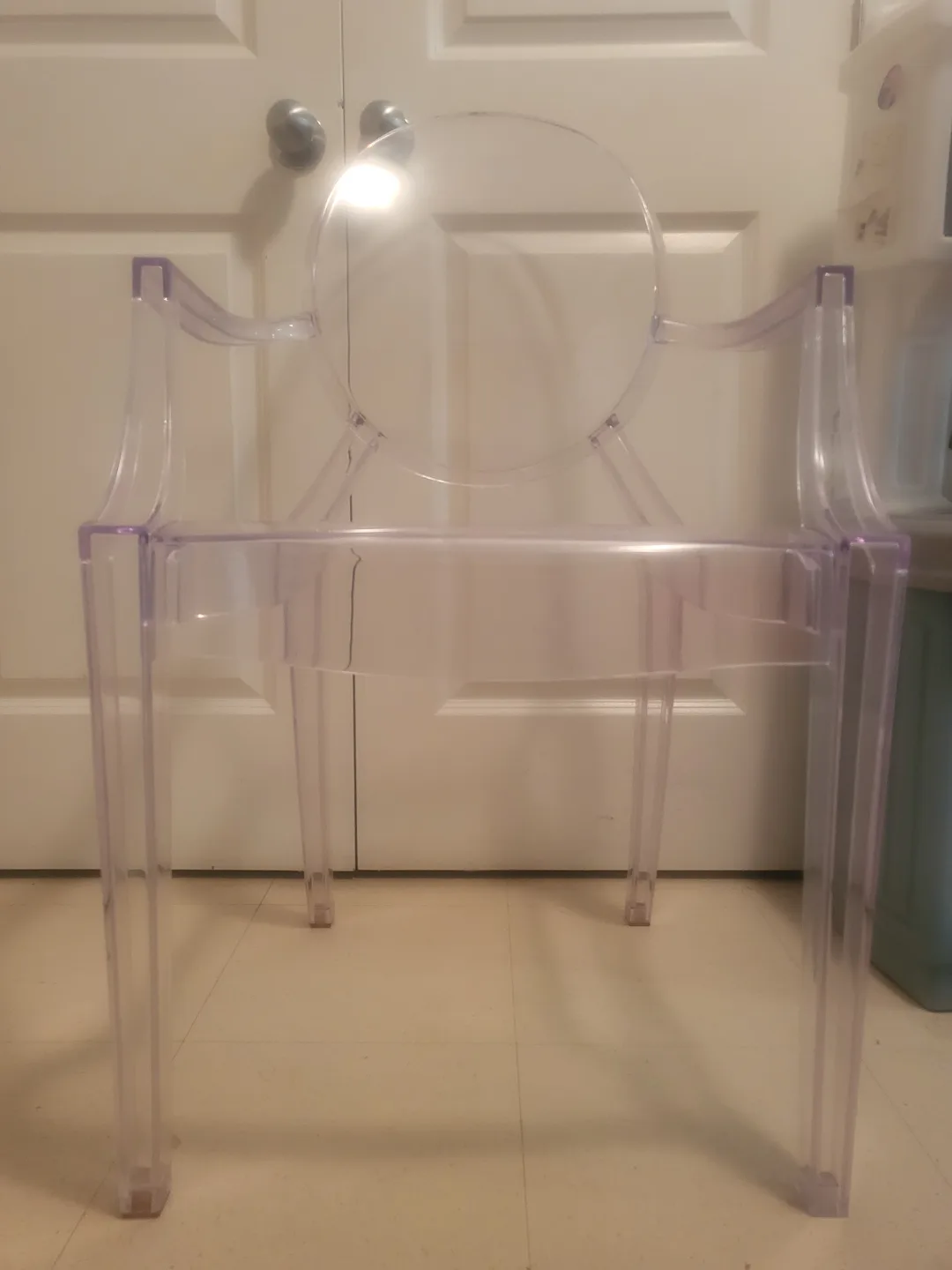 2x Transparent Dining Chair -Ghost Chairs image indicator(3)