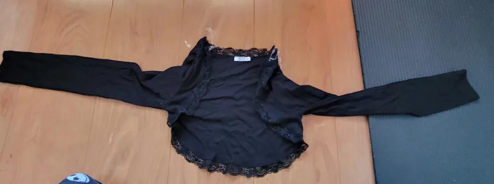 Apt. 9 Black Bolero Shrug - Size M thumbnail