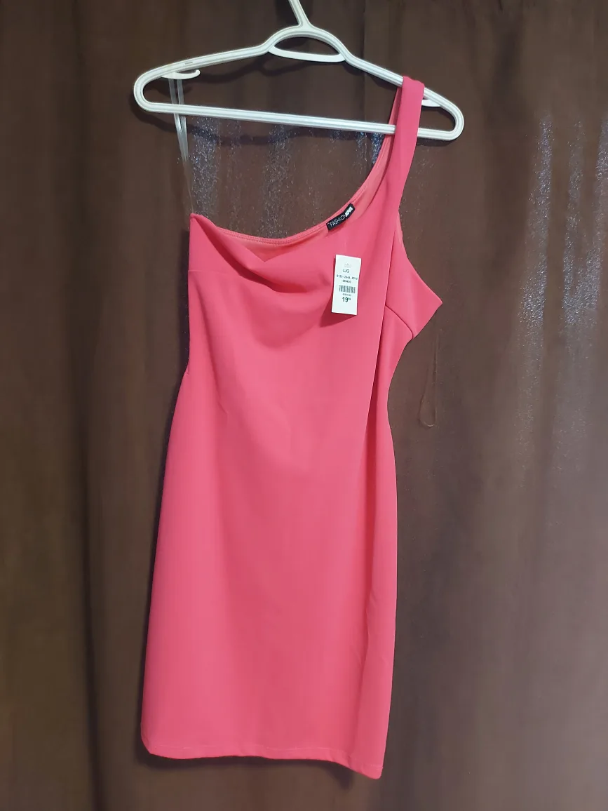 Fashion Nova One Shoulder Mini Dress thumbnail