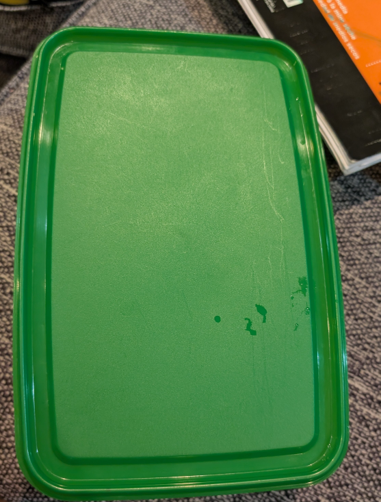 Green Plastic Container#freecycle