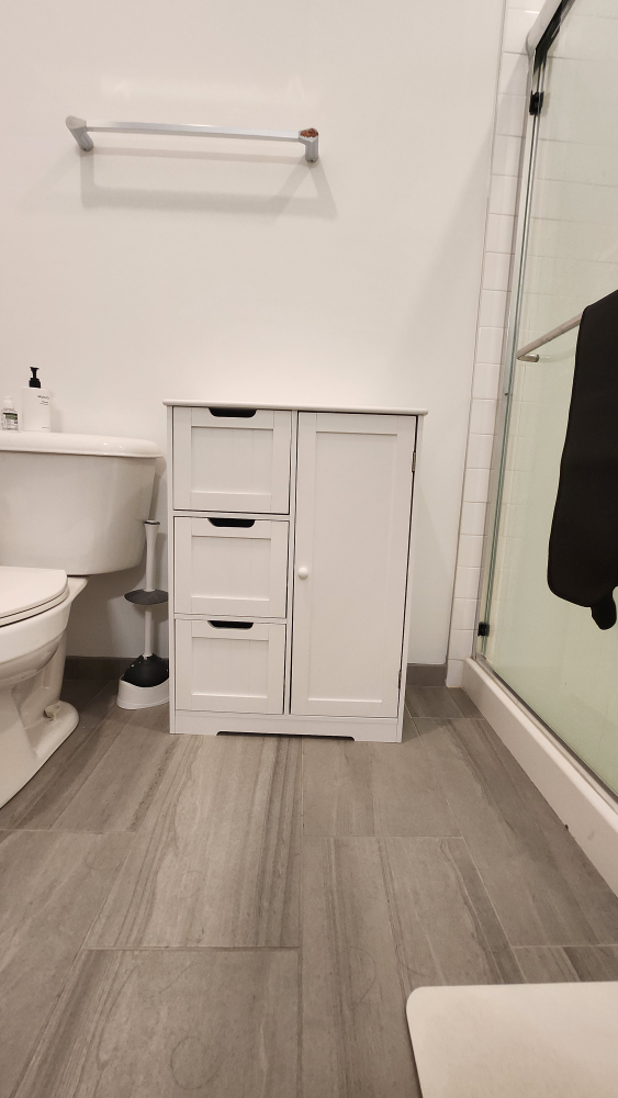 Bathroom Cabinet with Drawers and Shelves