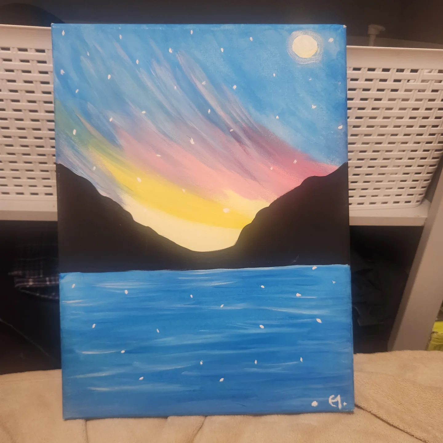 Hand-Painted Landscape Water Painting image indicator(2)