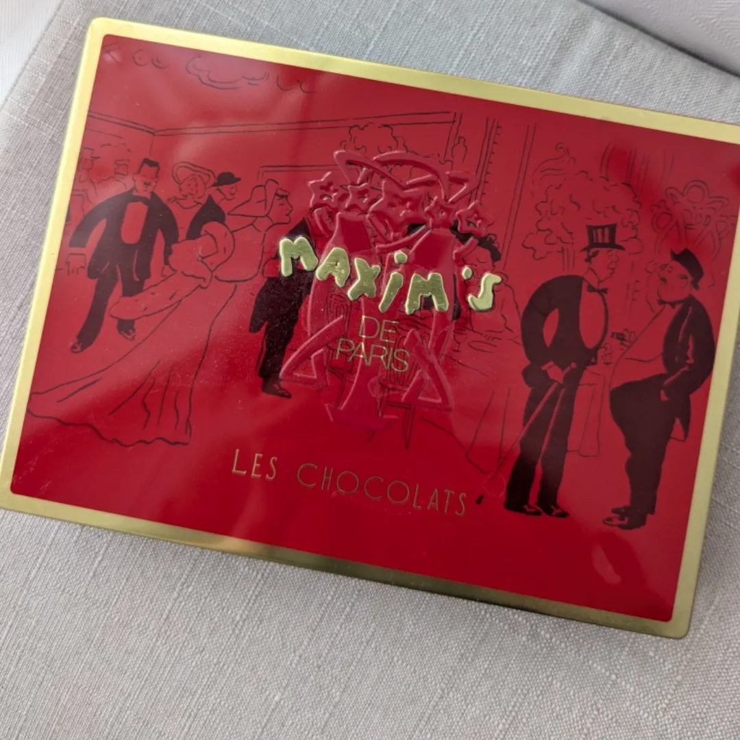 Maxim's De Paris tin chocolate box thumbnail