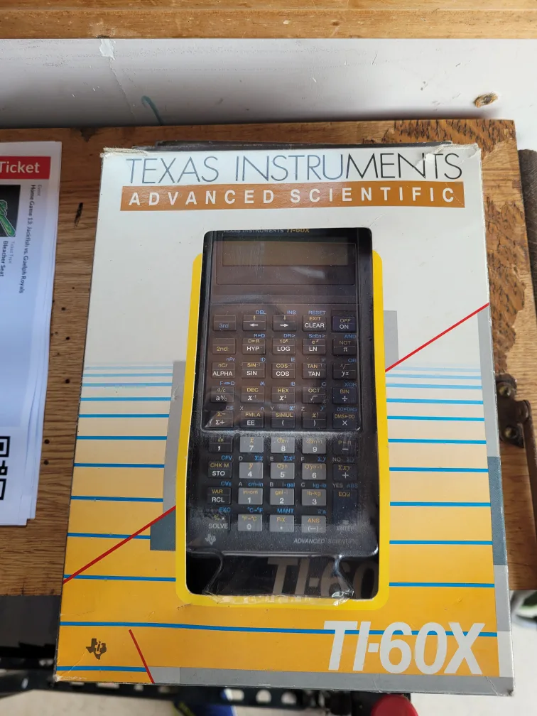 Texas Instruments TI-60X Advanced Scientific Calculator thumbnail