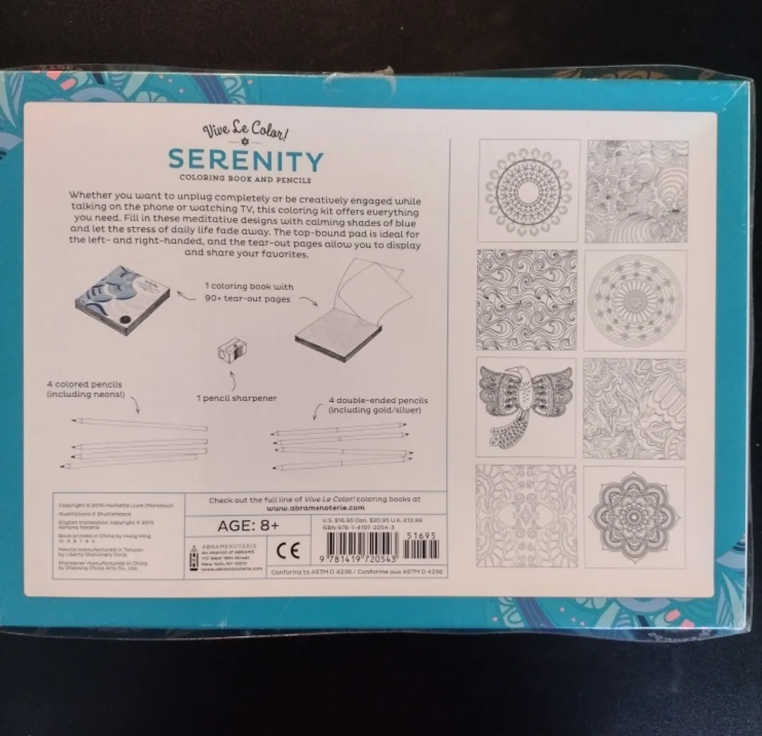 Serenity Coloring Book & Pencils Set image indicator(4)