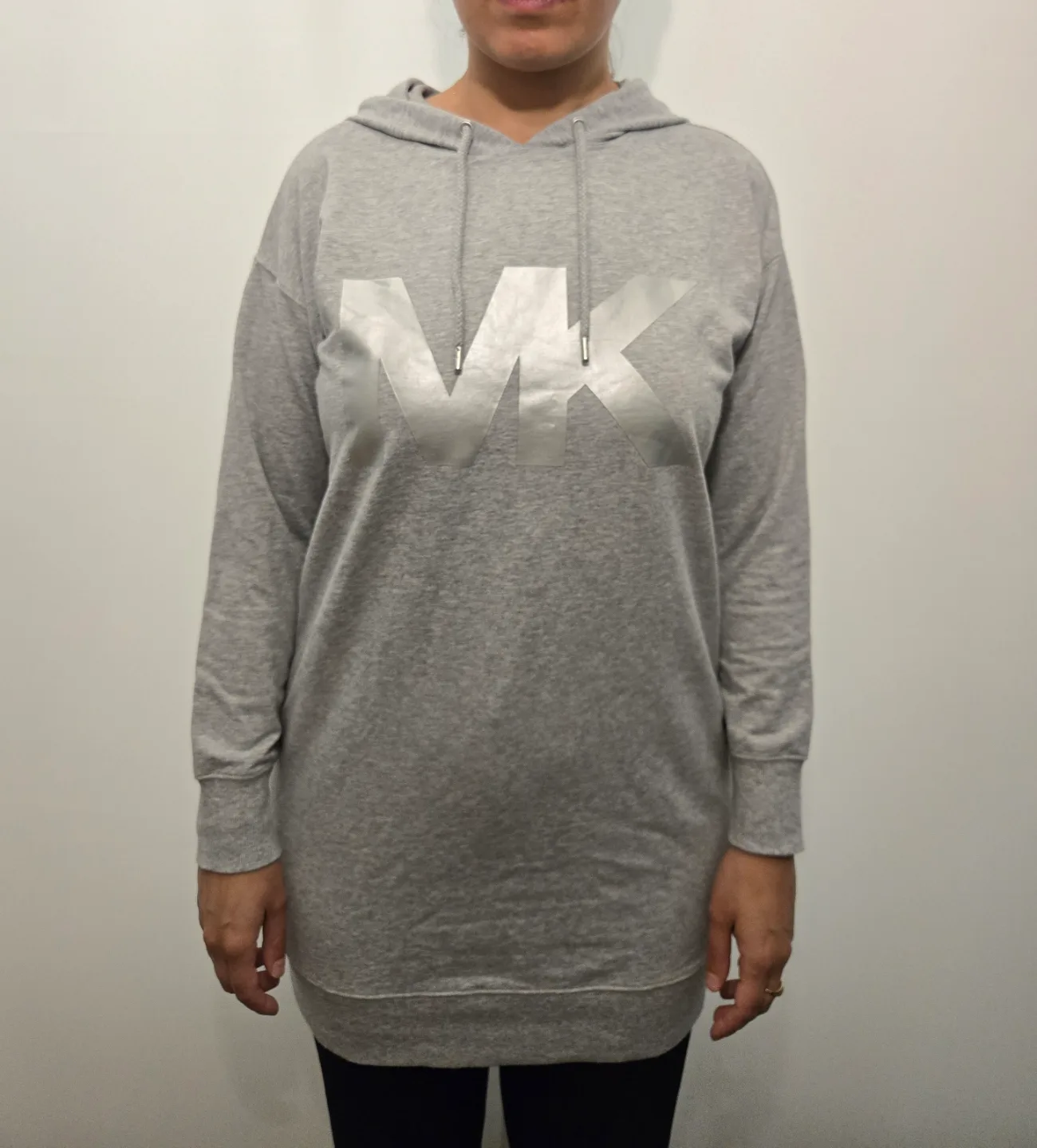 Michael Kors Gray Hoodie Dress thumbnail