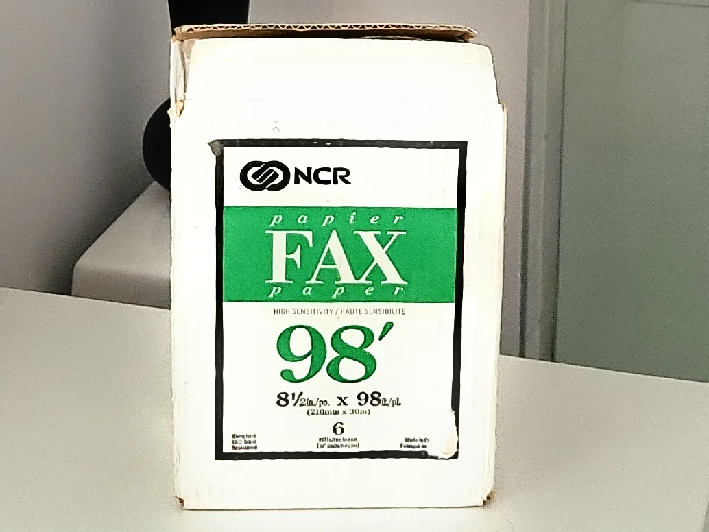 Box of 6 NCR Fax Paper Rolls image indicator(5)