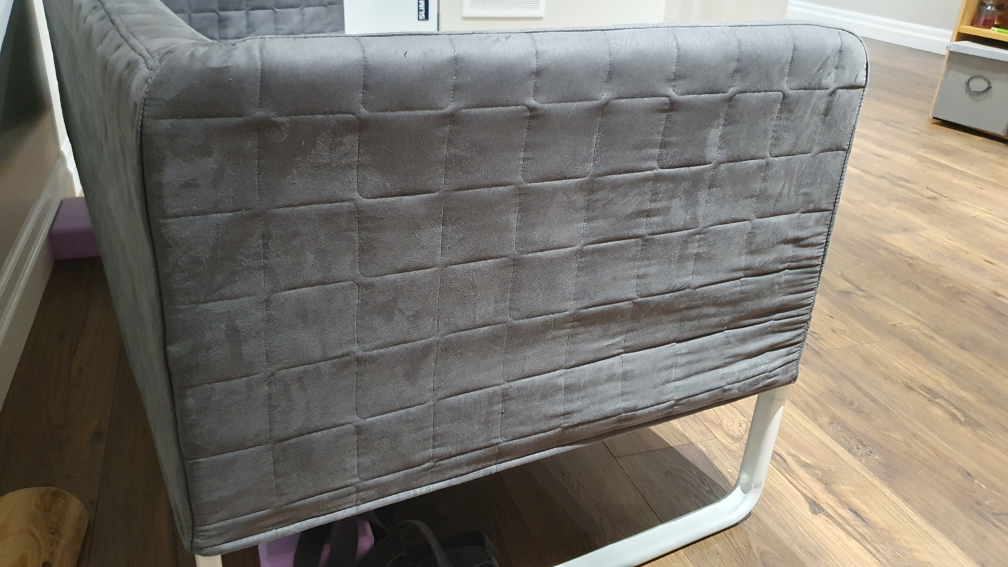 Grey Sofa with White Frame - photo 2