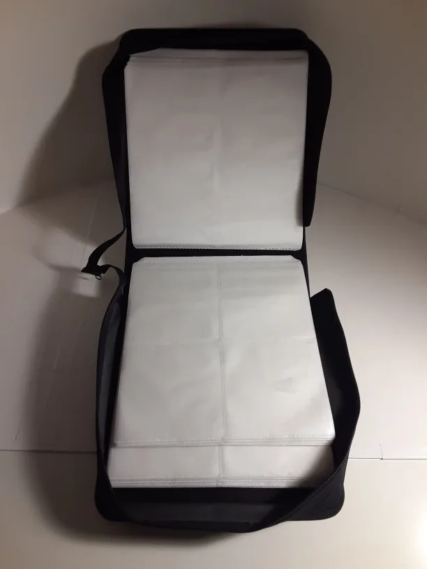 Black CD/DVD Case w/ White Pages | 320 Disc Capacity image indicator(3)