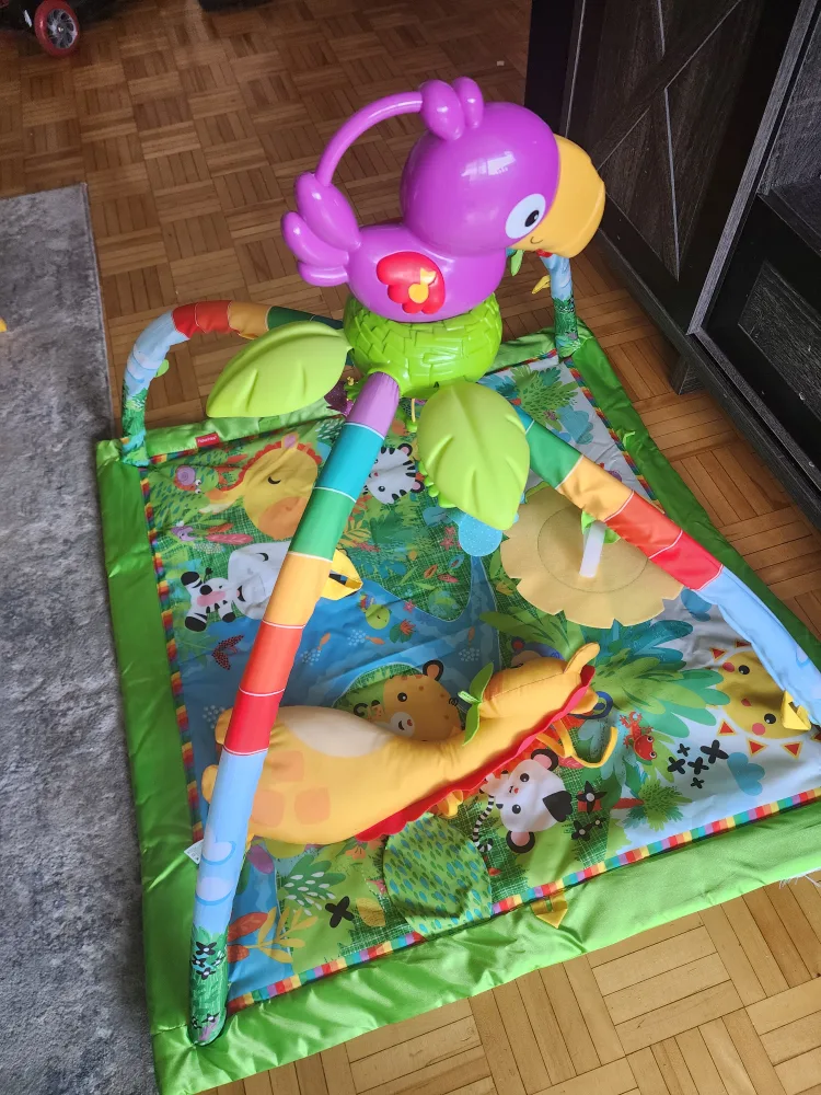 Fisher-Price Rainforest Music & Lights Deluxe Play Mat thumbnail