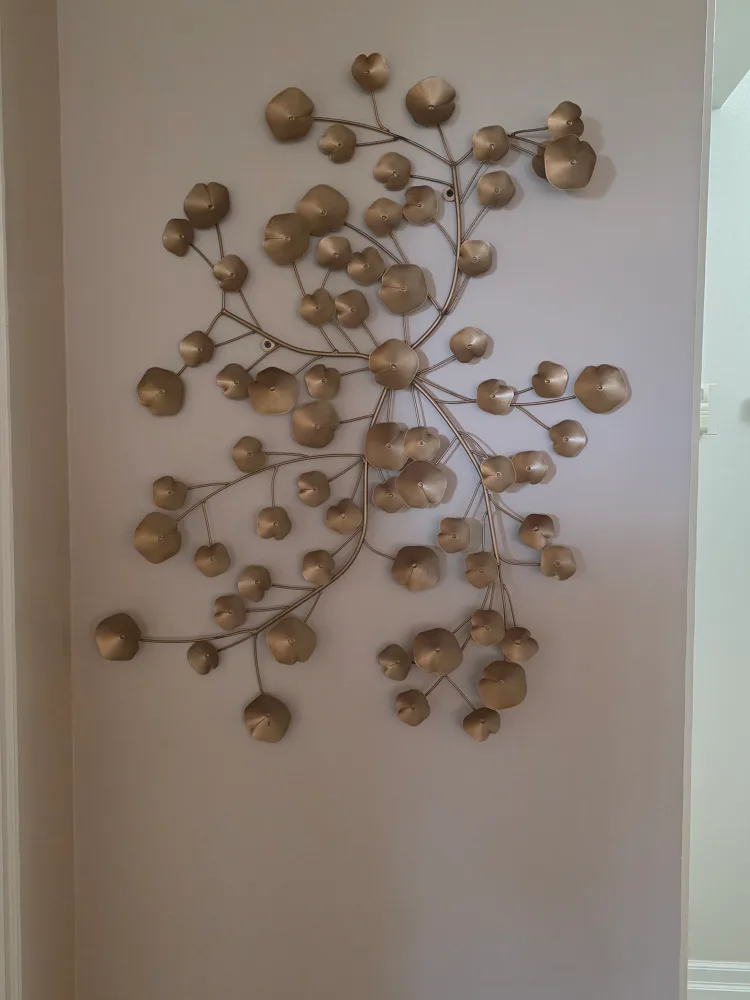 Metal Ginkgo Leaf Wall Decor thumbnail