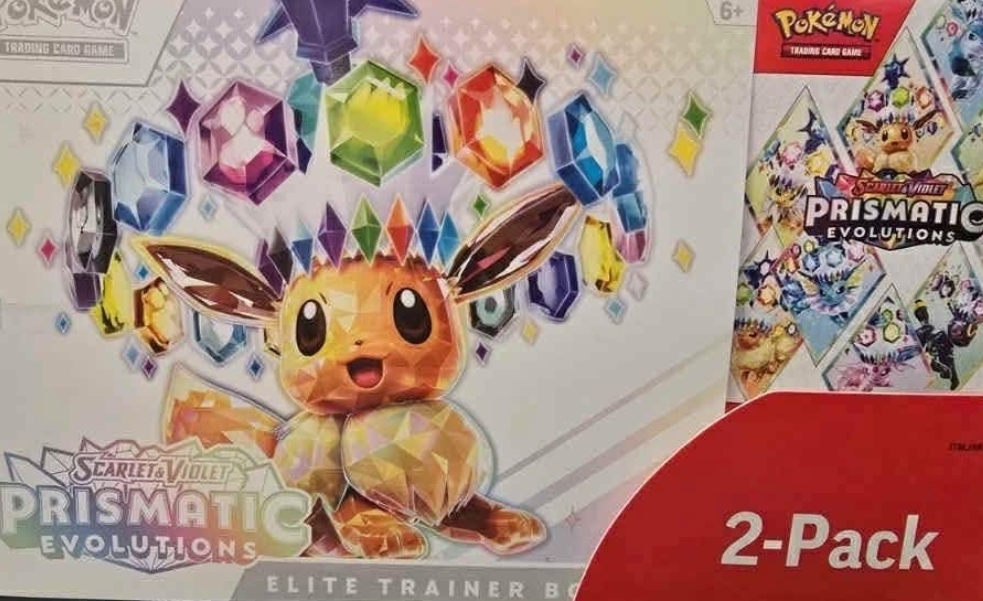 Pokemon Scarlet & Violet Prismatic Evolutions Elite Trainer Box