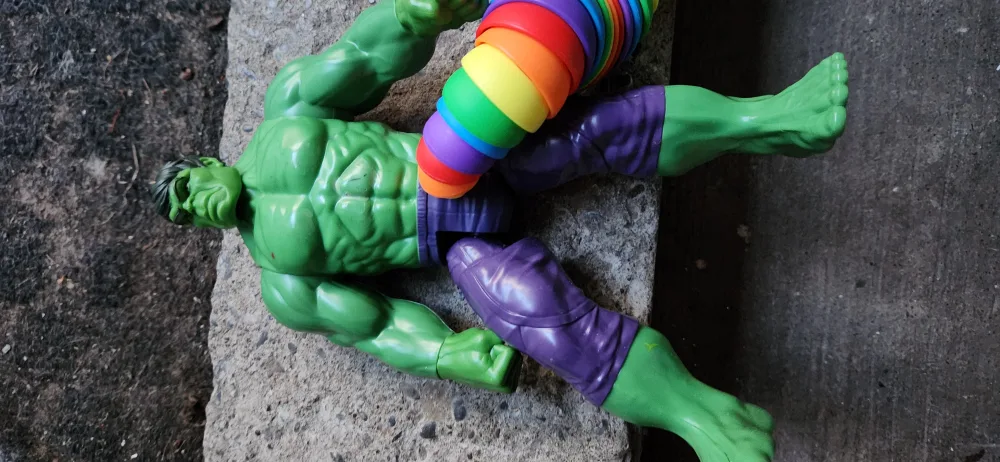 Hulk Figure and Pop Tube Toy🥕 thumbnail