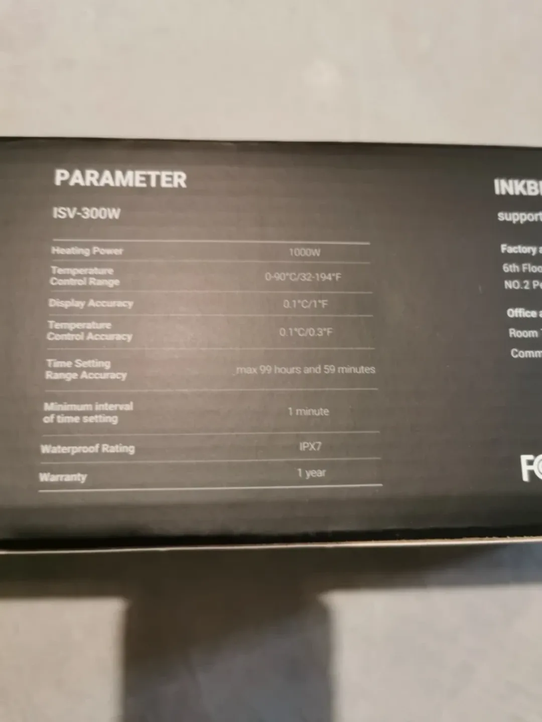 INKBIRD WIFI SOUS VIDE COOKER 1000W 50% OFF RETAIL image indicator(5)