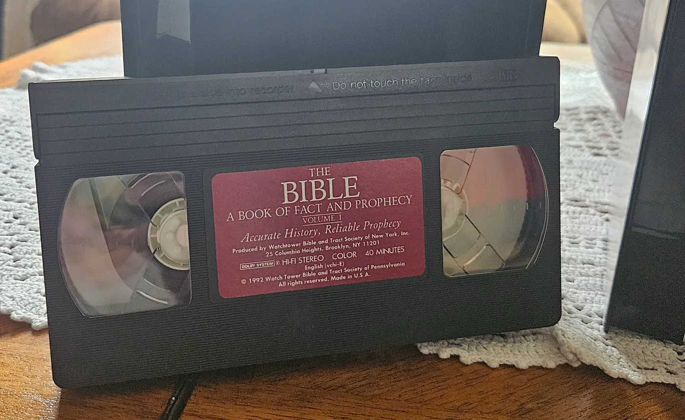 Two-volume VHS set:"The Bible: A Book of Fact and Prophecy" image indicator(7)