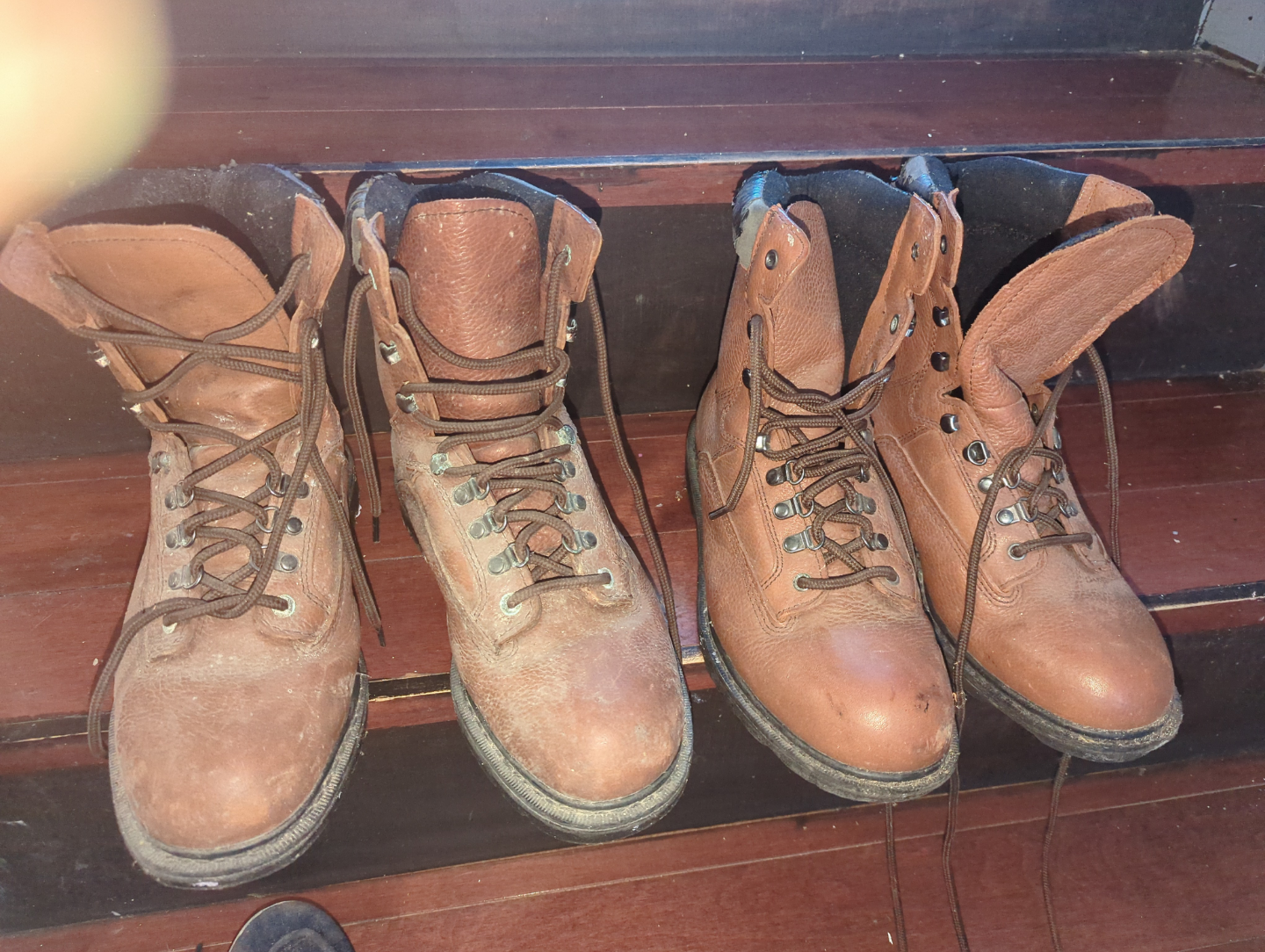 Brown Leather Work Boots