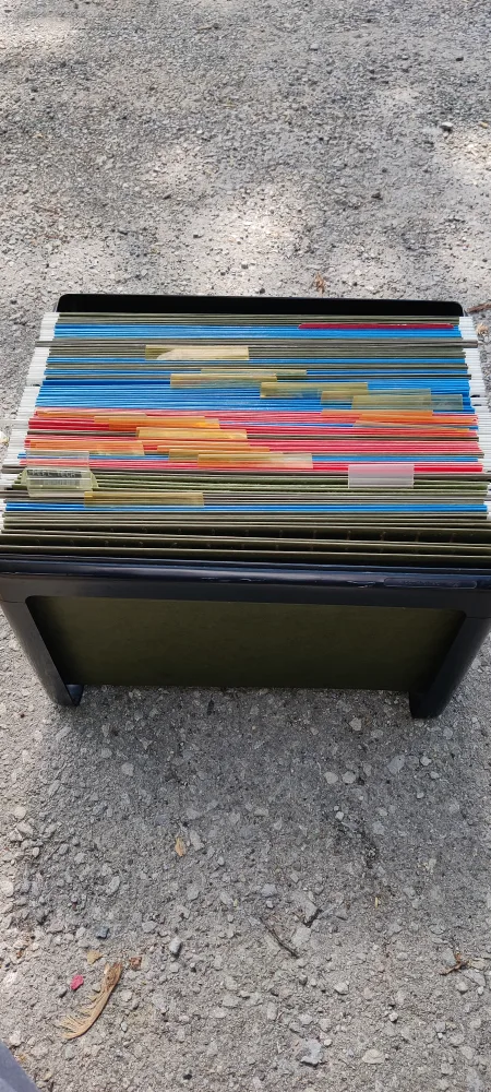 File Organizer with Hanging Folders