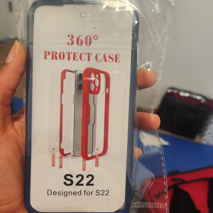 Royal Blue Galaxy S22 360° Protect Case