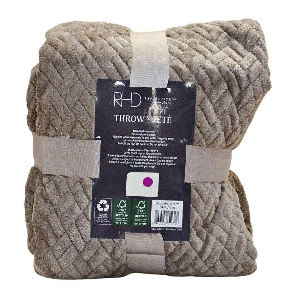 Grey Throw Blanket image indicator(2)