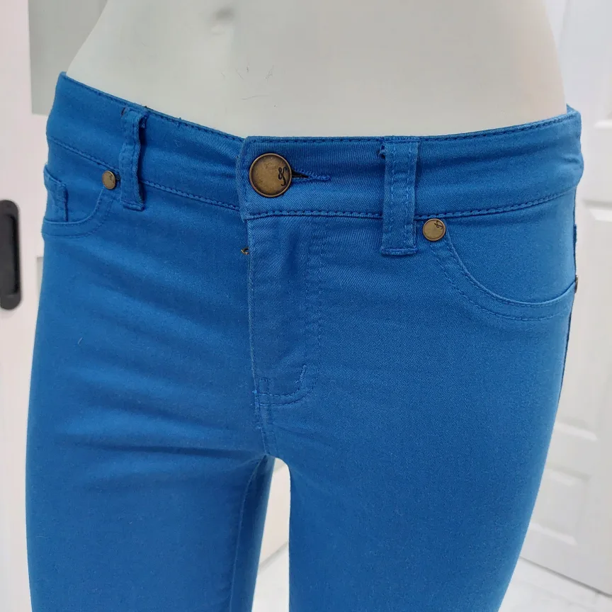 Style &Co Royal Blue skinny pants Size 2 Petite thumbnail