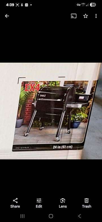 Weber SmokeFire EX4 (2nd Gen) Pellet Grill/smoker - photo 3